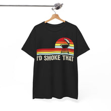 Load image into Gallery viewer, Retro "I'd Smoke That" Funny BBQ T-Shirt