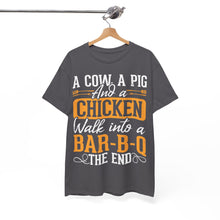 Load image into Gallery viewer, "Barbecue Tales" Funny Black Tee Father's Day Gift