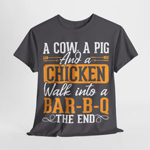 Load image into Gallery viewer, "Barbecue Tales" Funny Black Tee Father's Day Gift