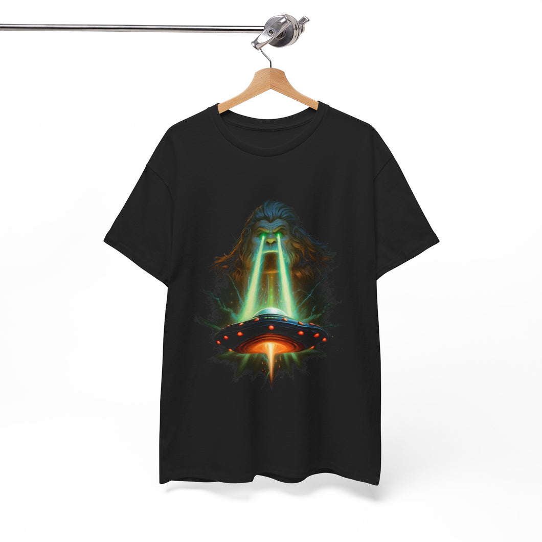 Extraterrestrial Encounter Bigfoot UFO T-Shirt