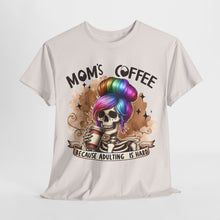 Load image into Gallery viewer, "Mom's Coffee" Rainbow Skeleton T-Shirt - Funny Adulting Tee