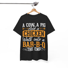 Load image into Gallery viewer, "Barbecue Tales" Funny Black Tee Father's Day Gift