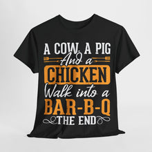 Load image into Gallery viewer, "Barbecue Tales" Funny Black Tee Father's Day Gift