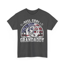 Load image into Gallery viewer, Reel Cool Granddaddy T-Shirt - Patriotic Fishing Design
