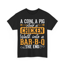 Load image into Gallery viewer, "Barbecue Tales" Funny Black Tee Father's Day Gift