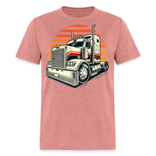 Load image into Gallery viewer, Retro Big Rig Vibes Graphic Tee - heather mauve