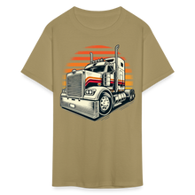 Load image into Gallery viewer, Retro Big Rig Vibes Graphic Tee - khaki
