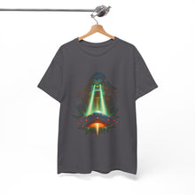 Load image into Gallery viewer, Extraterrestrial Encounter Bigfoot UFO T-Shirt
