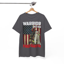 Load image into Gallery viewer, Warrior Within Firefighter Tee - American Flag Edition