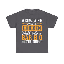 Load image into Gallery viewer, "Barbecue Tales" Funny Black Tee Father's Day Gift