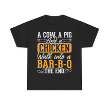 Load image into Gallery viewer, "Barbecue Tales" Funny Black Tee Father's Day Gift