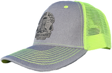 Load image into Gallery viewer, Morning Wood Lumber Company "We Work Hard" Snap Back Trucker Hat