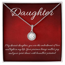 Load image into Gallery viewer, Eternal Hope Necklace: A Symbol of Enduring Love and Support for Your Beloved Daughter