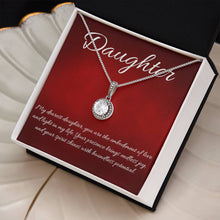 Load image into Gallery viewer, Eternal Hope Necklace: A Symbol of Enduring Love and Support for Your Beloved Daughter