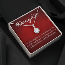 Load image into Gallery viewer, Eternal Hope Necklace: A Symbol of Enduring Love and Support for Your Beloved Daughter