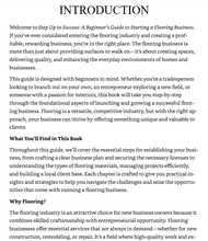 Load image into Gallery viewer, Step Up to Success: A Beginner's Guide to Starting a Flooring Soft Cover Book