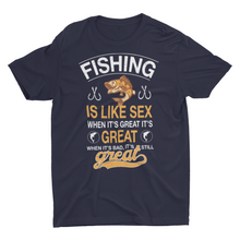 Load image into Gallery viewer, Fishing Is Great Sarcastic Fishing Saying Unisex T-Shirt