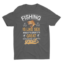 Load image into Gallery viewer, Fishing Is Great Sarcastic Fishing Saying Unisex T-Shirt