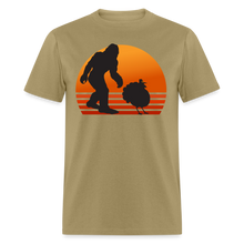 Load image into Gallery viewer, Bigfoot Thanksgiving Funny Sasquatch Turkey Unisex Classic T-Shirt - khaki