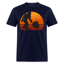 Load image into Gallery viewer, Bigfoot Thanksgiving Funny Sasquatch Turkey Unisex Classic T-Shirt - navy