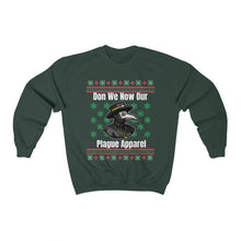 Load image into Gallery viewer, Ugly Christmas Sweater Style Plague Doctor Unisex Heavy Blend™ Crewneck Sweatshirt