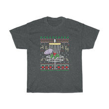 Load image into Gallery viewer, Disc Golf Basket Frisbee Golf Ugly Christmas Sweater Style