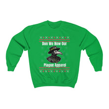 Load image into Gallery viewer, Ugly Christmas Sweater Style Plague Doctor Unisex Heavy Blend™ Crewneck Sweatshirt