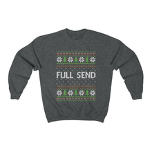 Load image into Gallery viewer, Funny Full Send Ugly Christmas Sweater Unisex Heavy Blend™ Crewneck Sweatshirt