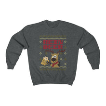 Load image into Gallery viewer, Rein Beer Funny Christmas Ugly Sweater Unisex Heavy Blend™ Crewneck Sweatshirt