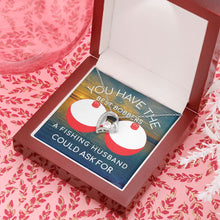 Load image into Gallery viewer, Funny Fishing Gift for Wife Forever Love Necklace, Anniversary Birthday or Christmas Gift