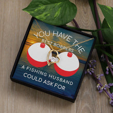 Load image into Gallery viewer, Funny Fishing Gift for Wife Forever Love Necklace, Anniversary Birthday or Christmas Gift