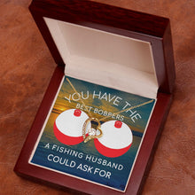 Load image into Gallery viewer, Funny Fishing Gift for Wife Forever Love Necklace, Anniversary Birthday or Christmas Gift
