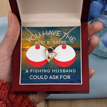 Load image into Gallery viewer, Funny Fishing Gift for Wife Forever Love Necklace, Anniversary Birthday or Christmas Gift