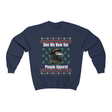 Load image into Gallery viewer, Ugly Christmas Sweater Style Plague Doctor Unisex Heavy Blend™ Crewneck Sweatshirt