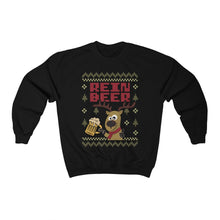 Load image into Gallery viewer, Rein Beer Funny Christmas Ugly Sweater Unisex Heavy Blend™ Crewneck Sweatshirt