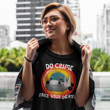 Load image into Gallery viewer, "Get Away with Anything" Opossum Playing Dead Funny T-Shirt