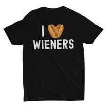 Load image into Gallery viewer, I Heart Love Wieners Funny Hotdog Cookout Unisex T-Shirt