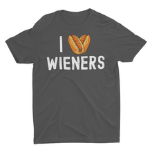 Load image into Gallery viewer, I Heart Love Wieners Funny Hotdog Cookout Unisex T-Shirt