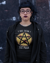 Load image into Gallery viewer, Hail Satan, Eat Pizza Unisex T-Shirt