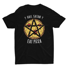 Load image into Gallery viewer, Hail Satan, Eat Pizza Unisex T-Shirt