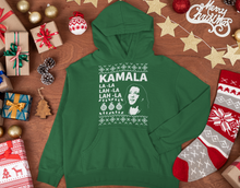 Load image into Gallery viewer, Kamala Harris Ugly Sweater Style Hoodie - E.G. Supplies, LLC