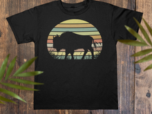 Load image into Gallery viewer, Great American Bison Buffalo Vintage Retro Sunset Unisex T-Shirt Unisex Classic T-Shirt - E.G. Supplies, LLC