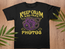 Load image into Gallery viewer, Keep Calm And Take Photos Unisex T-Shirt - E.G. Supplies, LLC