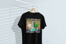 Load image into Gallery viewer, I Like Weed and Cats and Maybe 3 People Unisex Classic T-Shirt