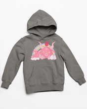 Load image into Gallery viewer, Pastel Goth Nu Goth Baby Baphomet Kawaii Pink Hoodie