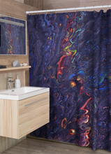 Load image into Gallery viewer, Purple Shower Curtain.