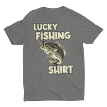 Load image into Gallery viewer, Lucky Fishing Shirt Fishing Pole Gift Shirt