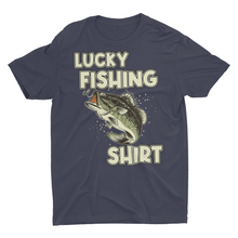 Load image into Gallery viewer, Lucky Fishing Shirt Fishing Pole Gift Shirt