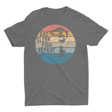 Load image into Gallery viewer, Eat, Sleep, Fish, Repeat Unisex T-Shirt