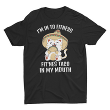 Load image into Gallery viewer, Funny Cat Fitness Taco I My Mouth T-Shirt
